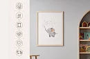 Magia elefantului - imagine - Pui de elefant cu praf de stele 79