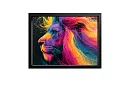 Regele energiei colorate - imagine - Leul neon în mișcare 85