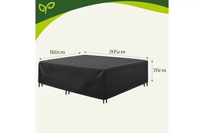 Cearce de protecție pentru mobilierul de grădină 205 × 160 × 70 cm