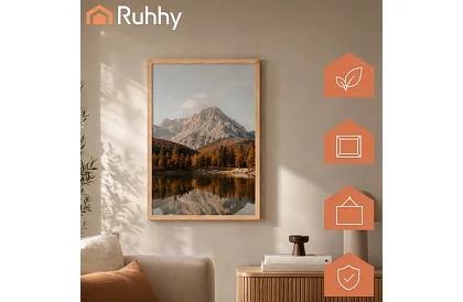 Cadru foto 50 × 70 cm – cadru din lemn de pin