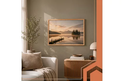 Cadru foto 50 × 70 cm – cadru din lemn de pin