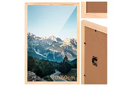 Cadru foto 50 × 70 cm – cadru din lemn de pin
