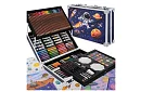 Set de materiale artistice pentru copii 145 de piese + husă XXL Astronaut