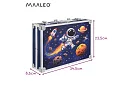 Set de materiale artistice pentru copii 145 de piese + husă XXL Astronaut