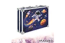 Set de materiale artistice pentru copii 145 de piese + husă XXL Astronaut