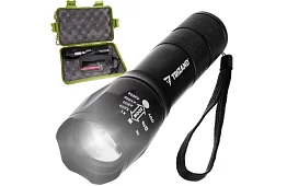 CREE LED T6 lanternă – lanternă tactică reîncărcabilă cu încărcare USB