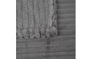 Plaid 160 × 200 cm – gri, microfibră, calitate premium