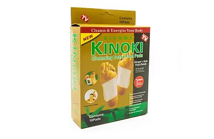 Panglici detoxifiante Kiyome Kinoki cu ghimbir - 10 bucăți