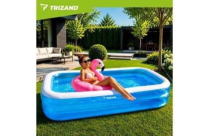Piscină de grădină gonflabilă 262 × 175 cm – piscină rectangulară