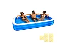 Piscină de grădină gonflabilă 305 × 183 cm – piscină rectangulară XXL pentru familie