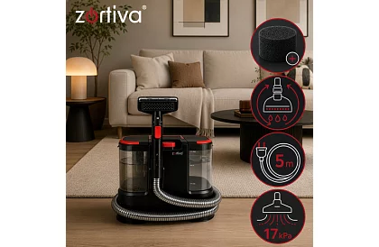 Aspirator cu spălare VacTrim Zortiva 800 W, 17 000 Pa, pentru tapițerie și covoare
