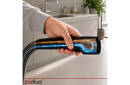 Aspirator cu spălare VacTrim Zortiva 800 W, 17 000 Pa, pentru tapițerie și covoare