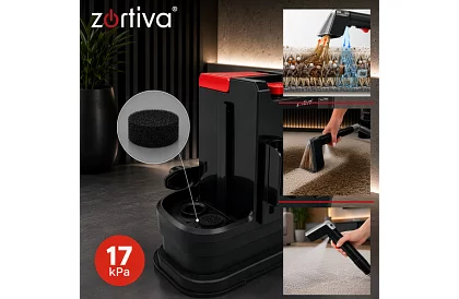 Aspirator cu spălare VacTrim Zortiva 800 W, 17 000 Pa, pentru tapițerie și covoare