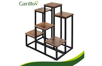 Stativ elegant din metal pentru flori 67 × 34,5 × 51 cm – 6 niveluri
