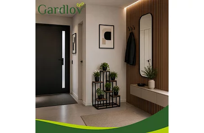 Stativ elegant din metal pentru flori 67 × 34,5 × 51 cm – 6 niveluri