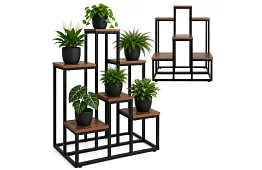 Stativ elegant din metal pentru flori 67 × 34,5 × 51 cm – 6 niveluri