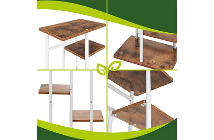 Stativ elegant din metal pentru flori 120 × 42 × 23,5 cm – 7 niveluri