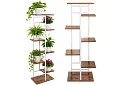 Stativ elegant din metal pentru flori 120 × 42 × 23,5 cm – 7 niveluri