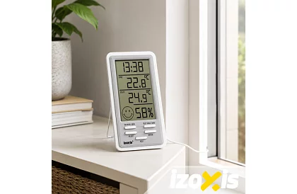 Stația meteorologică wireless – termometru, higrometru, ceas și alarmă
