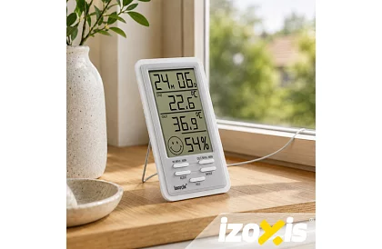 Stația meteorologică wireless – termometru, higrometru, ceas și alarmă