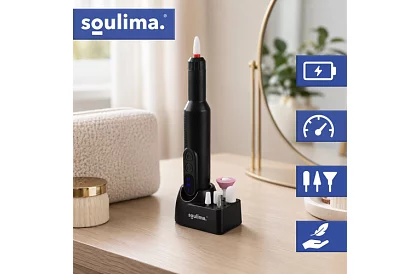 Masina profesională de șlefuit unghii fără fir - 18.000 rpm - USB-C, 6 freze