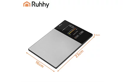 Cântar de bucătărie electronic de 5 kg cu Bluetooth, ecran LCD și analiză a caloriilor