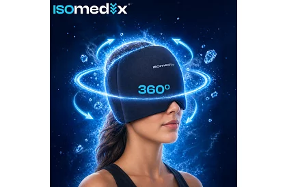 Căciulă de răcire și încălzire cu gel 360° – mască de compresie pentru relaxare