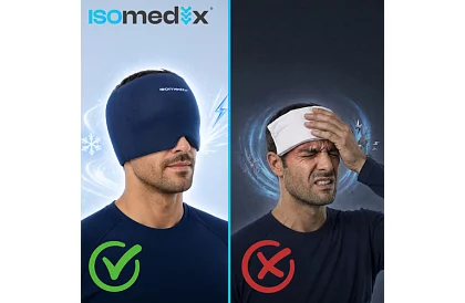 Căciulă de răcire și încălzire cu gel 360° – mască de compresie pentru relaxare