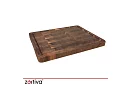 Placă de lemn pentru bucătărie 43 × 33 cm – placă masivă din lemn de acacia