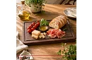 Placă de lemn pentru bucătărie 43 × 33 cm – placă masivă din lemn de acacia