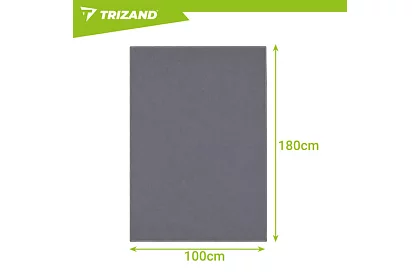 Prosop rapid de uscare 180 × 100 cm din microfibră – gri