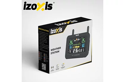 Stația meteorologică wireless cu termometru, higrometru, ceas - rază de acțiune 100 m