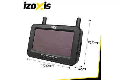 Stația meteorologică wireless cu termometru, higrometru, ceas - rază de acțiune 100 m