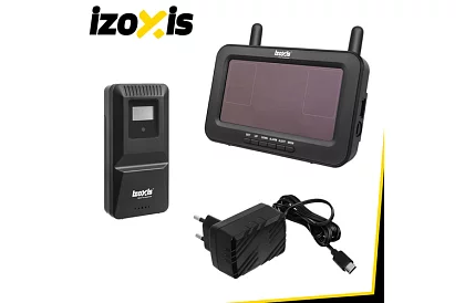 Stația meteorologică wireless cu termometru, higrometru, ceas - rază de acțiune 100 m