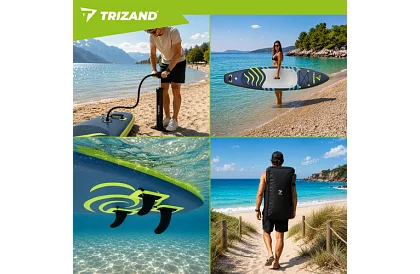Paddleboard 320 cm – placă SUP gonflabilă cu pagină și set de accesorii
