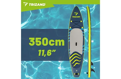 Paddleboard 350 cm – placă SUP gonflabilă cu pagină, scaun, pompă și set de accesorii