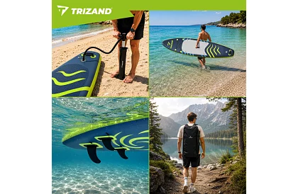 Paddleboard 350 cm – placă SUP gonflabilă cu pagină, scaun, pompă și set de accesorii