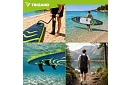 Paddleboard 350 cm – placă SUP gonflabilă cu pagină, scaun, pompă și set de accesorii