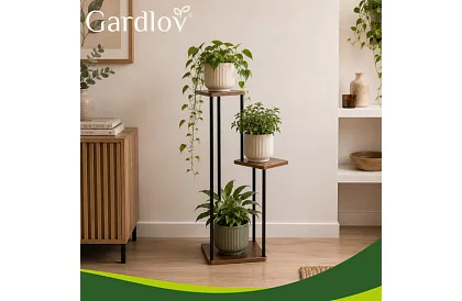 Masa de flori 3 etaje 78 cm – suport pentru flori