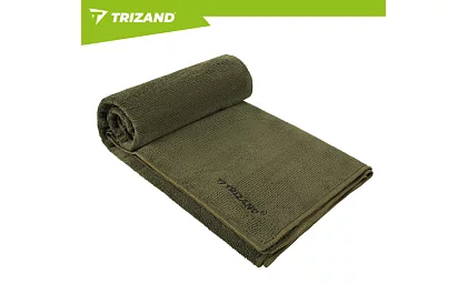 Prosop de mână din microfibră cu uscare rapidă 120 × 60 cm – verde