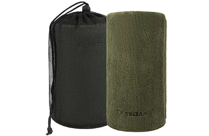 Prosop de mână din microfibră cu uscare rapidă 120 × 60 cm – verde