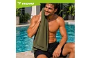 Prosop de mână din microfibră cu uscare rapidă 120 × 60 cm – verde