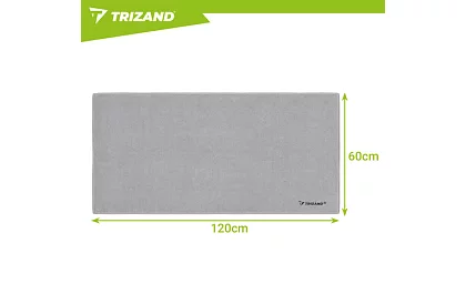 Prosop de uscare rapidă din microfibră 120 × 60 cm – gri