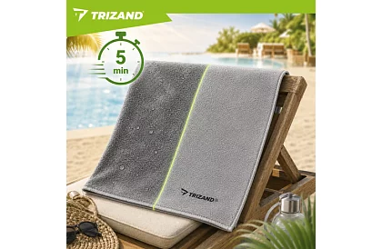 Prosop de uscare rapidă din microfibră 120 × 60 cm – gri