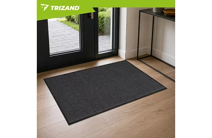 Covoare de intrare 80 × 120 cm cu partea inferioară antiderapantă – gri