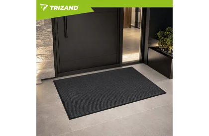 Covoare de intrare 80 × 120 cm cu partea inferioară antiderapantă – gri