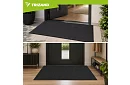 Covoare de intrare 80 × 120 cm cu partea inferioară antiderapantă – gri