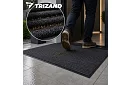 Covoare de intrare 80 × 120 cm cu partea inferioară antiderapantă – gri