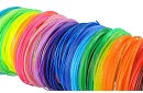 Filamente PLA pentru pixuri 3D 30 × 5 m – set de 30 de culori, inclusiv luminoase