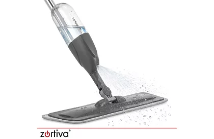 Mop spray cu pulverizator 300 ml + 3 huse din microfibră